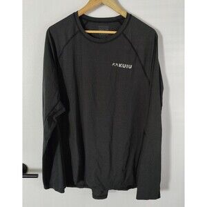 KUIU Peloton 118 Base Layer Black Shirt Size XXL Primeflex Knit + Makspec